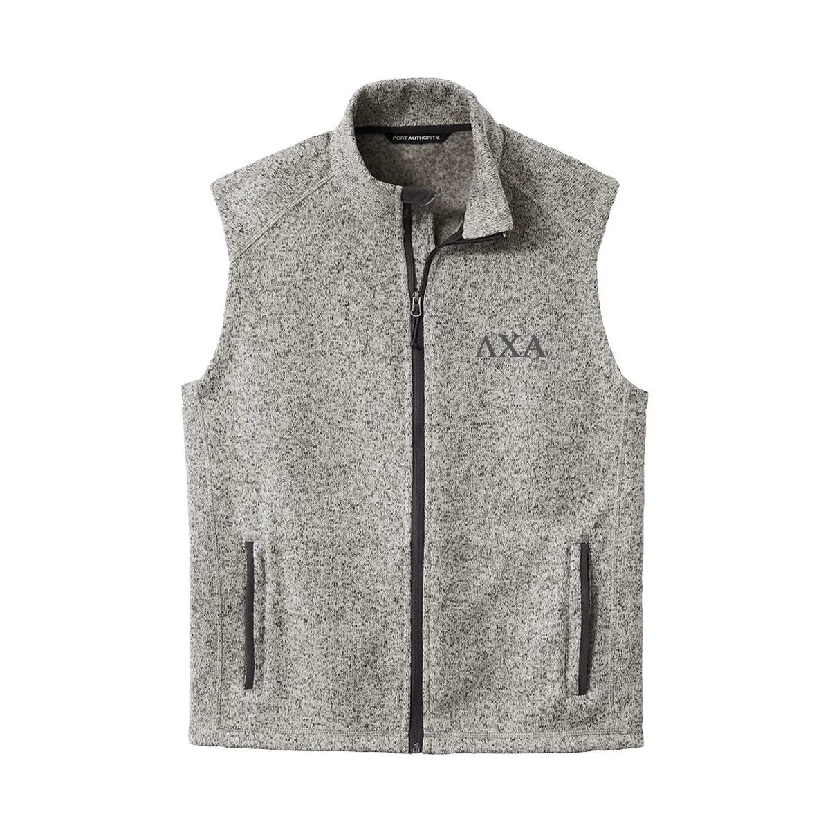 New! Lambda Chi Heather Grey Vest