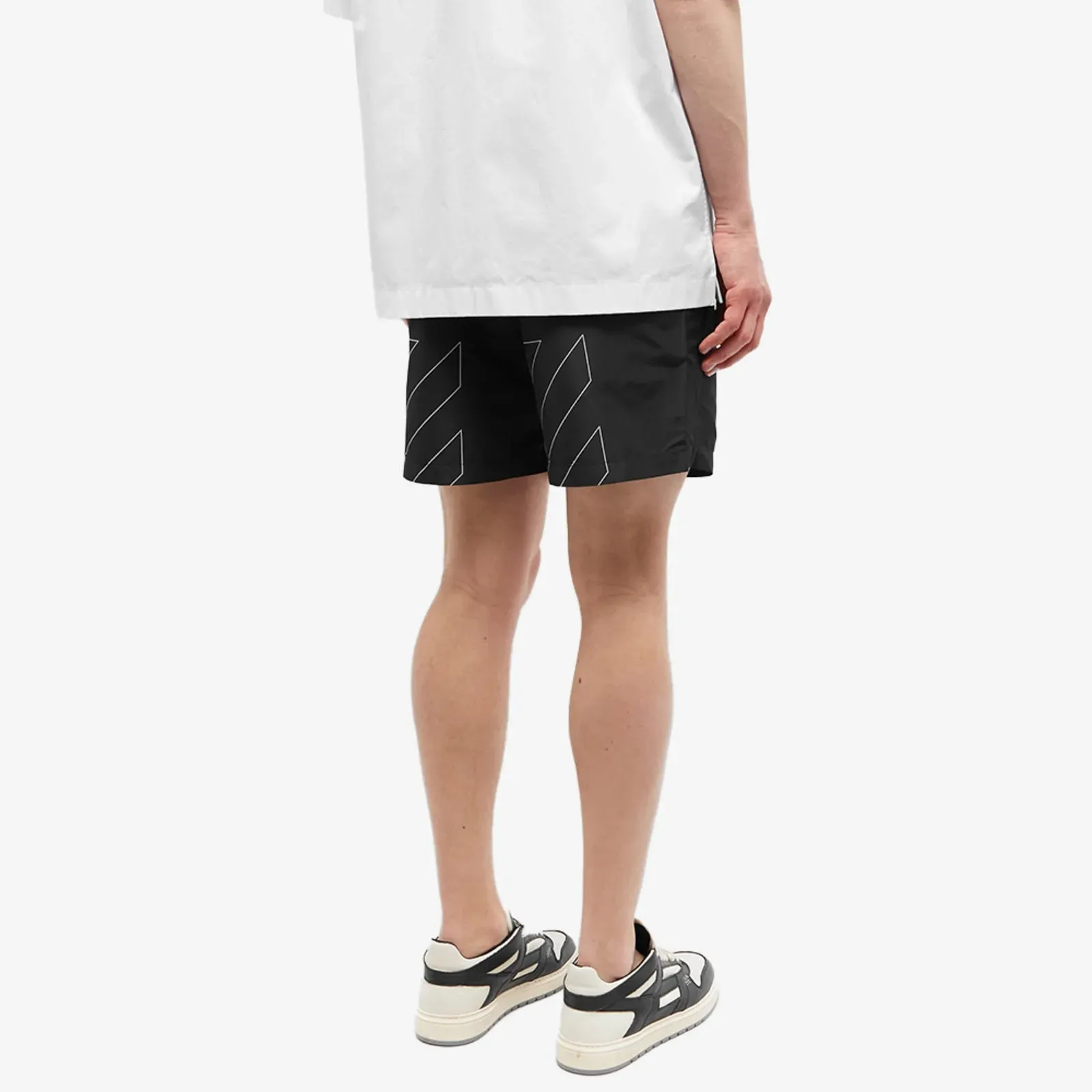 Off-White Diag Outline Swimshorts