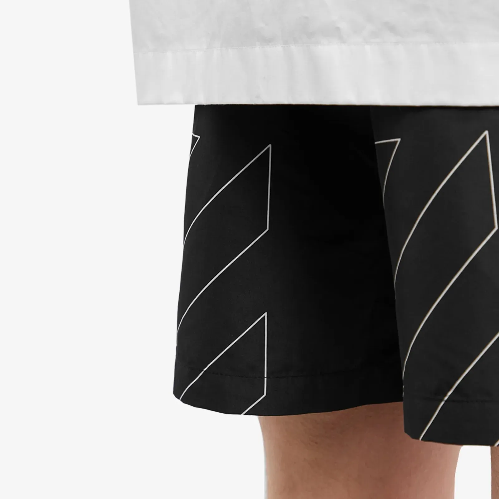 Off-White Diag Outline Swimshorts