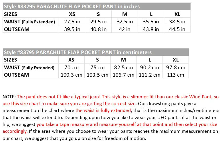 Parachute Flap Pocket Pant #83795