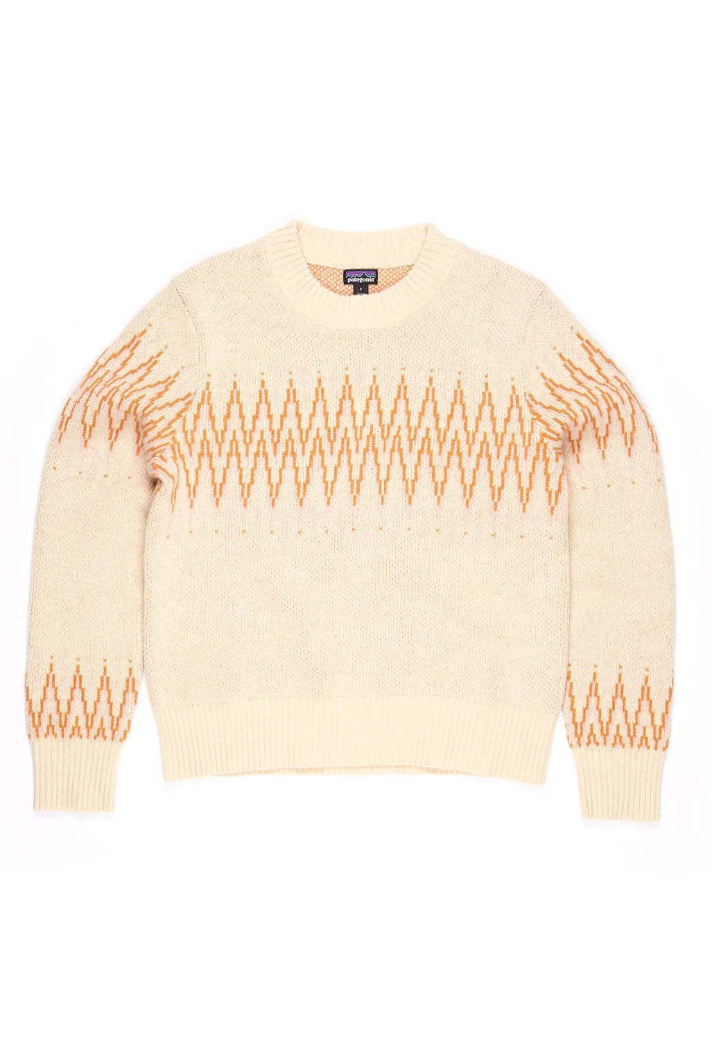 Patagonia Recycled Wool  Crewneck Sweater - Sea Song: Natural