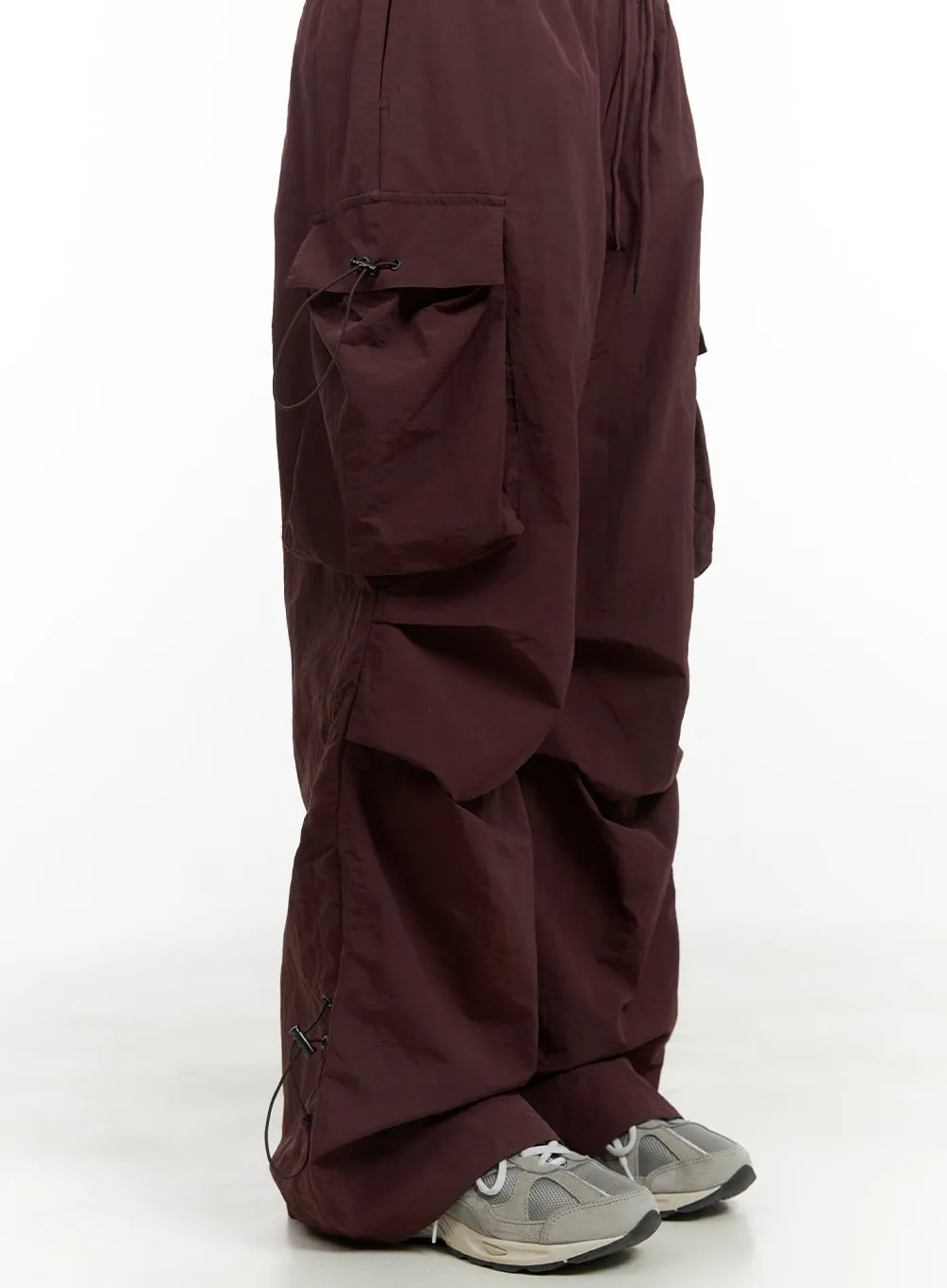 Pintuck Nylon Cargo Pants CG423