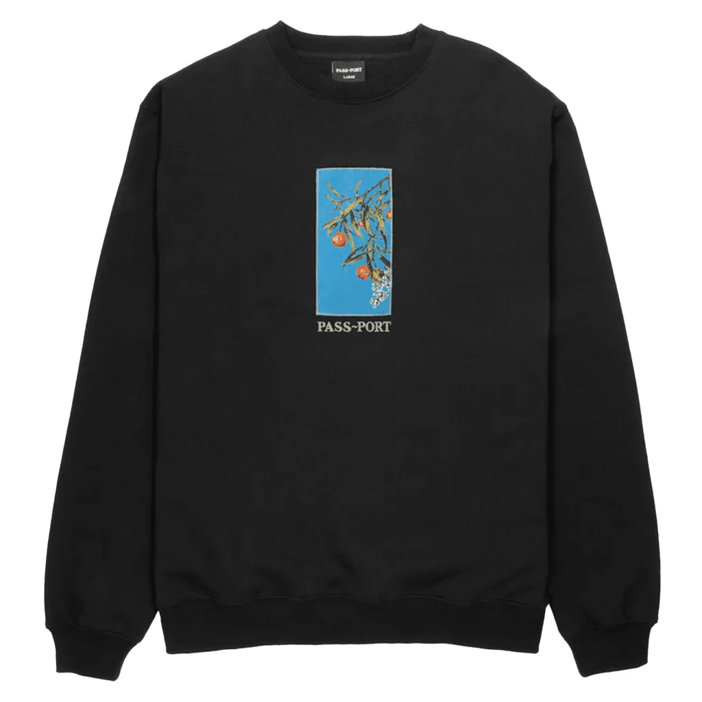 Quandong crewneck - Black