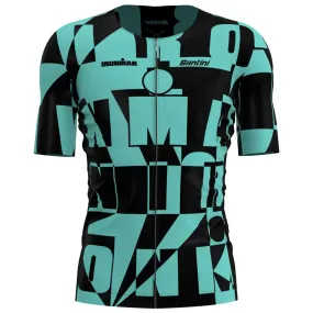 Santini Ironman Enigma Tri Jersey - Aqua