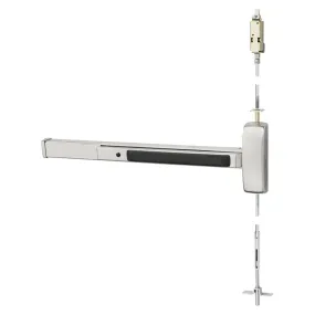 Sargent AD8610J-42 Concealed Vertical Rod Exit Device, Exit Only, Multi-Function, For 1 3/4" Tk Aluminum Doors, 37-42" Dr Width, 84" up to 96" Door Ht