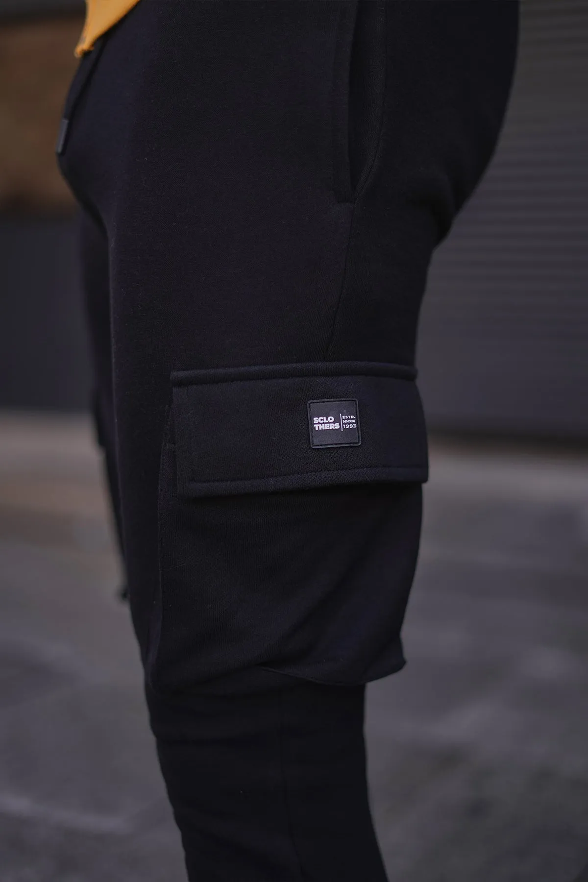 Sclothers Black Cargo Jog Pants - W23 - MTR100R