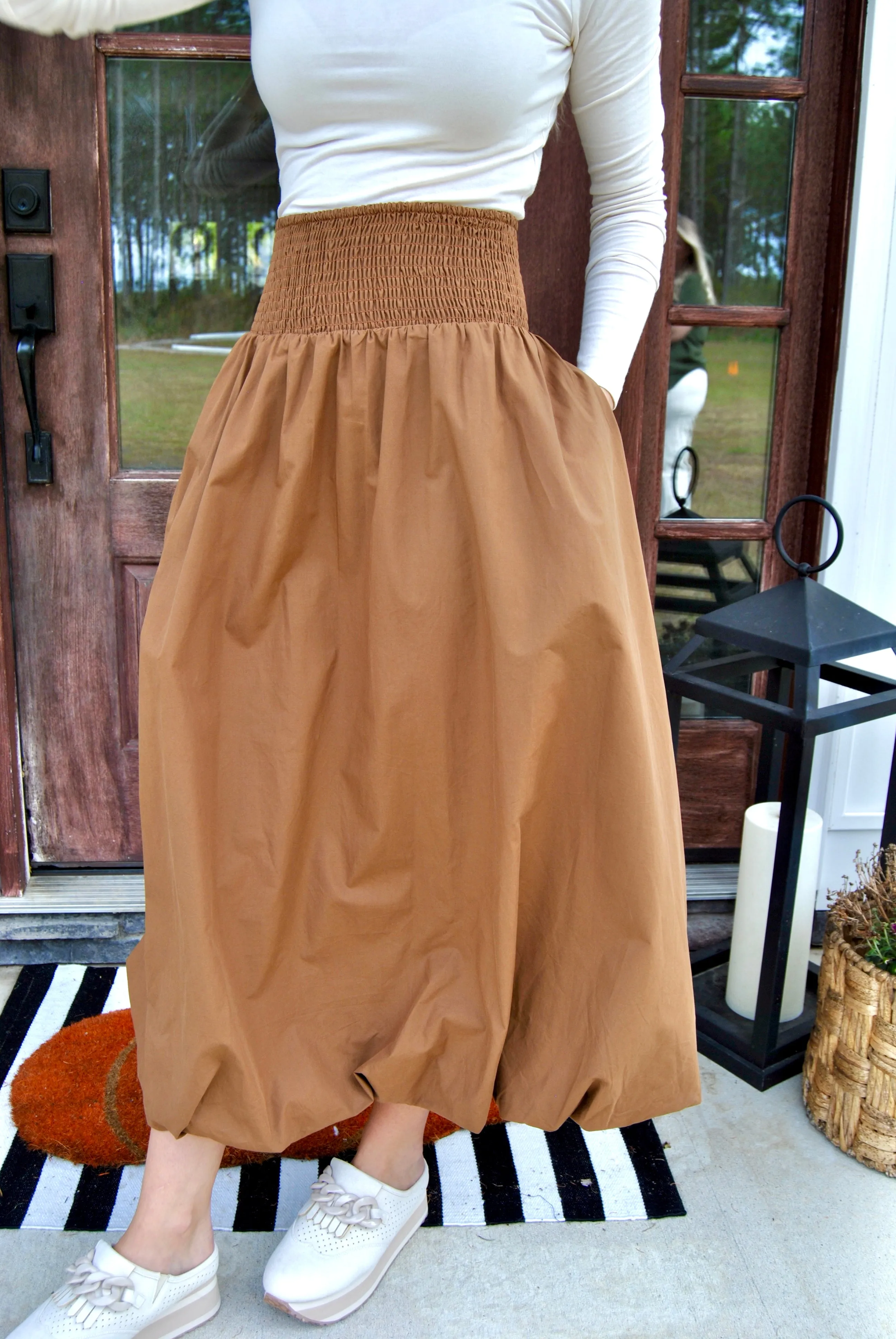 Shot of Espresso Bubble Maxi Skirt