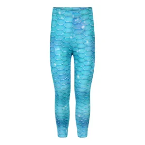 Silver Surfer Mermaid Swim Leggings