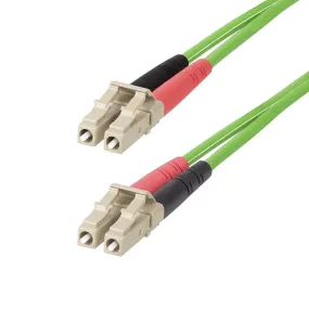 Startech.Com 25M (82Ft) Lc To Lc (Upc) Om5 Multimode Fiber Optic Cable, 50/125Μm Duplex Lommf Zipcord, Vcsel, 40G/100G,