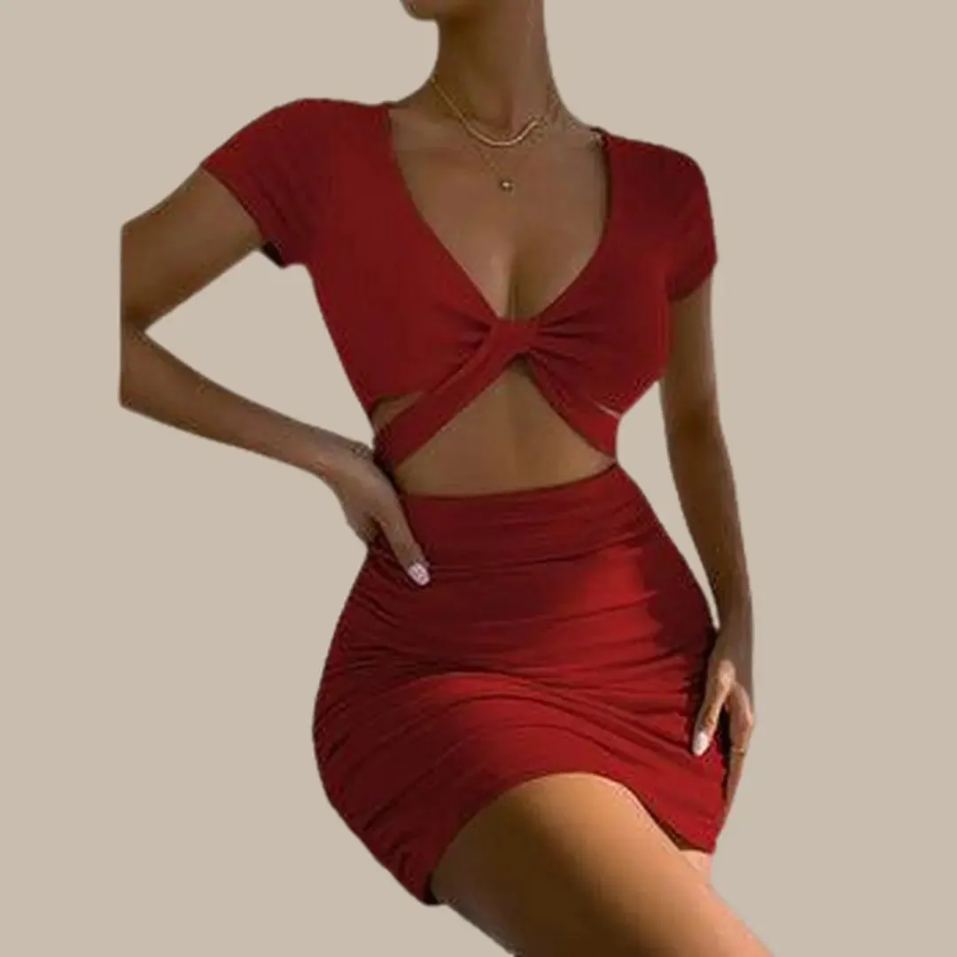 Summer New Sexy Wrap Hip Dress