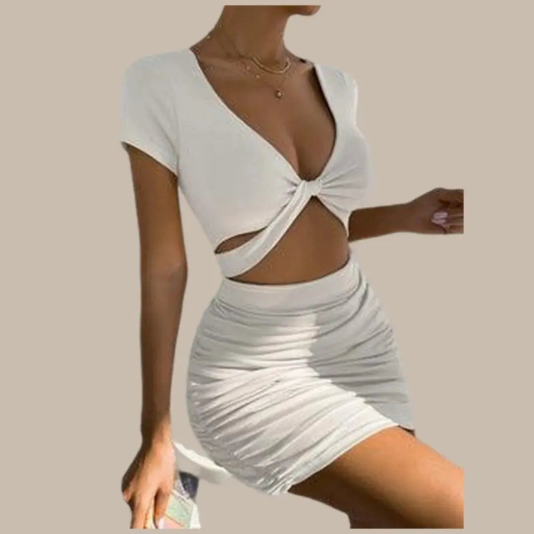 Summer New Sexy Wrap Hip Dress