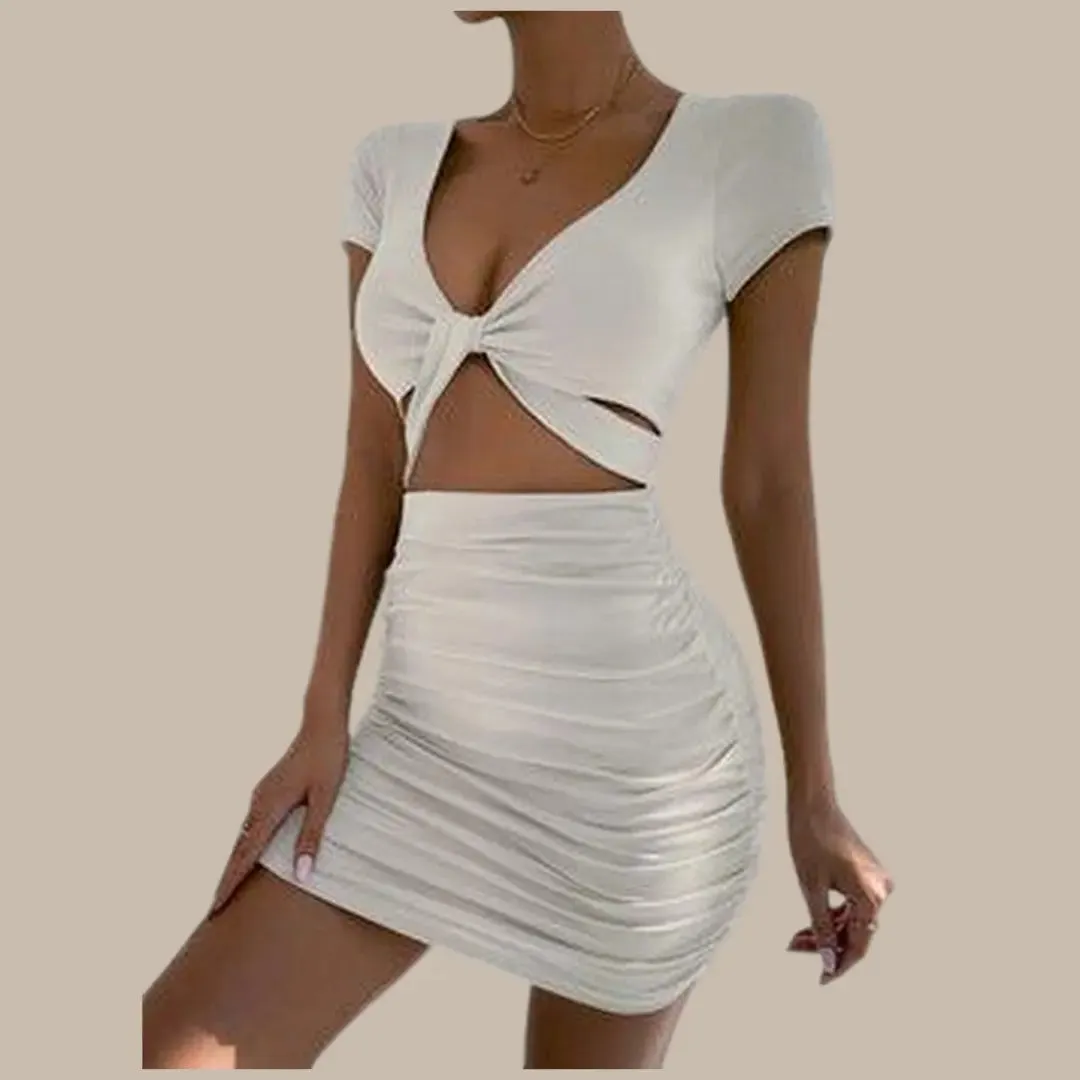 Summer New Sexy Wrap Hip Dress