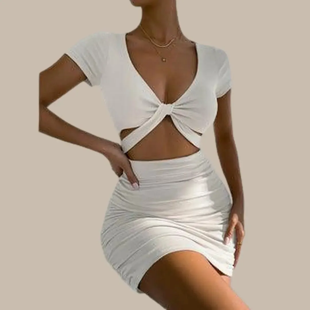 Summer New Sexy Wrap Hip Dress