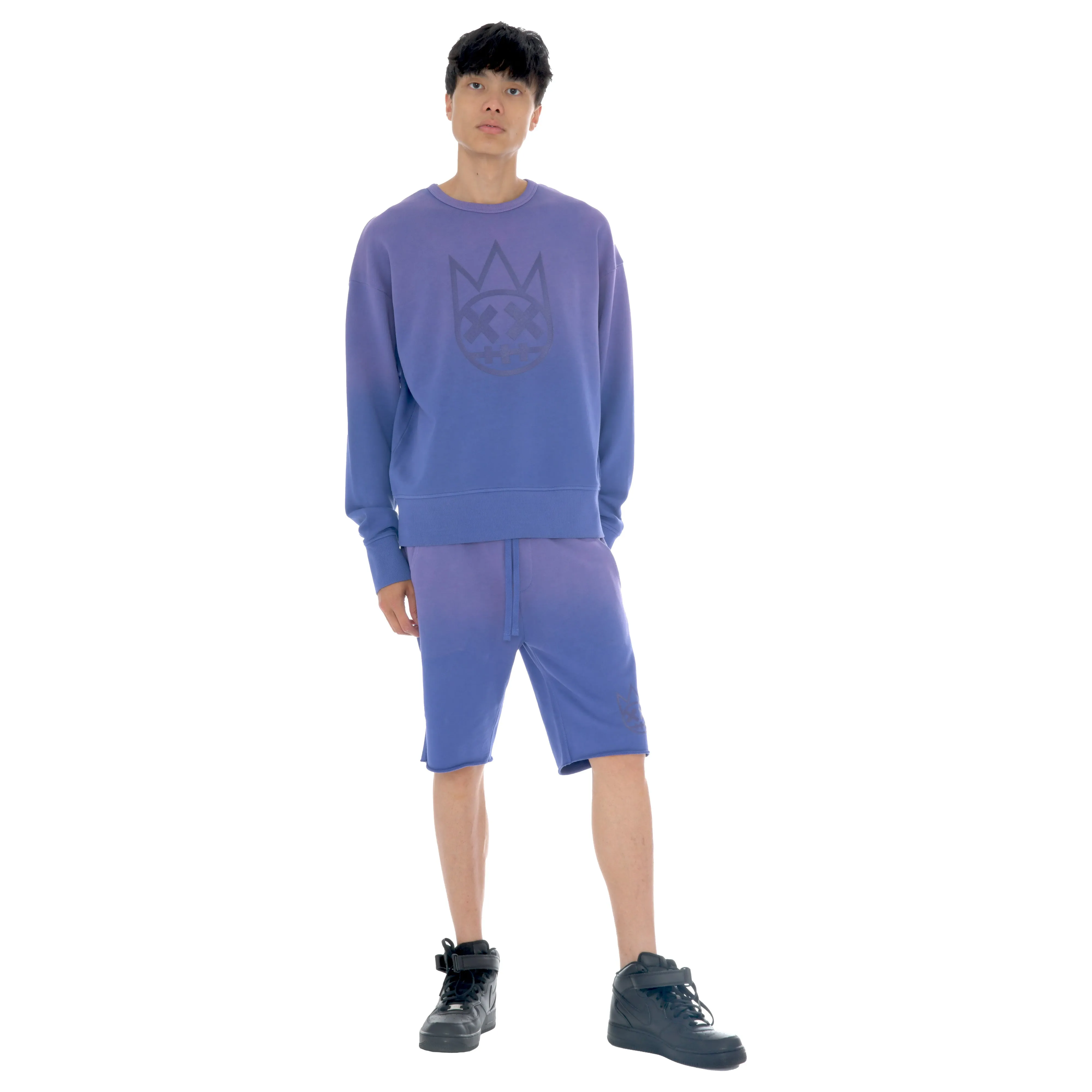 SWEATSHORTS IN VINTAGE PURPLE