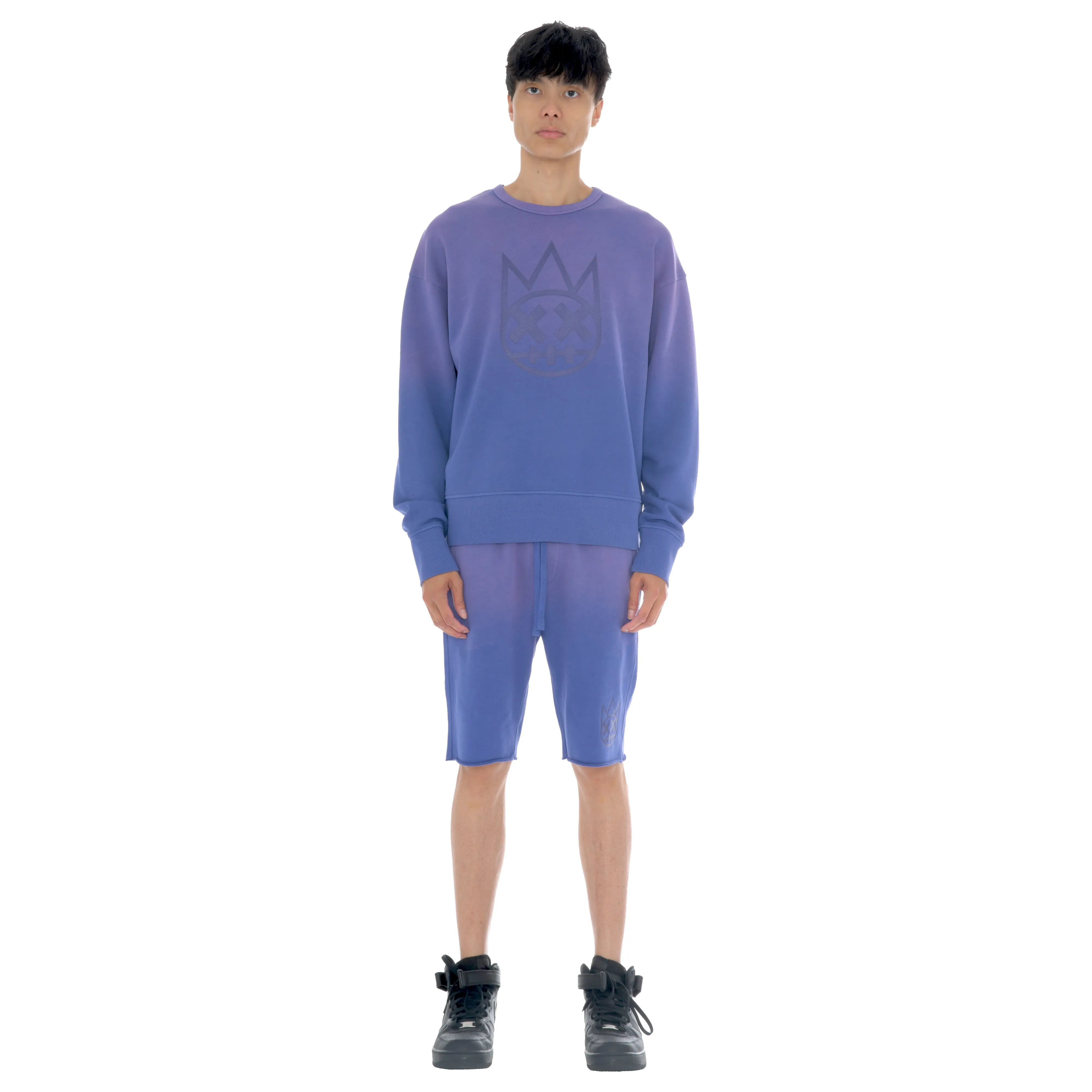 SWEATSHORTS IN VINTAGE PURPLE