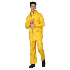 THE CLOWNFISH Men's Solid Raincoat (OCEANIC-XXL-GRY_Oceanic Grey_2Xl)