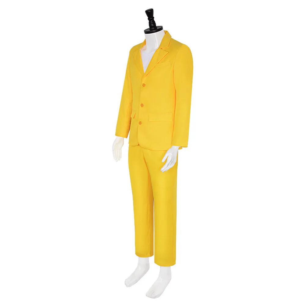 The Fall Guy Colt Seavers Yellow Suit Party Carnival Halloween Cosplay Costume