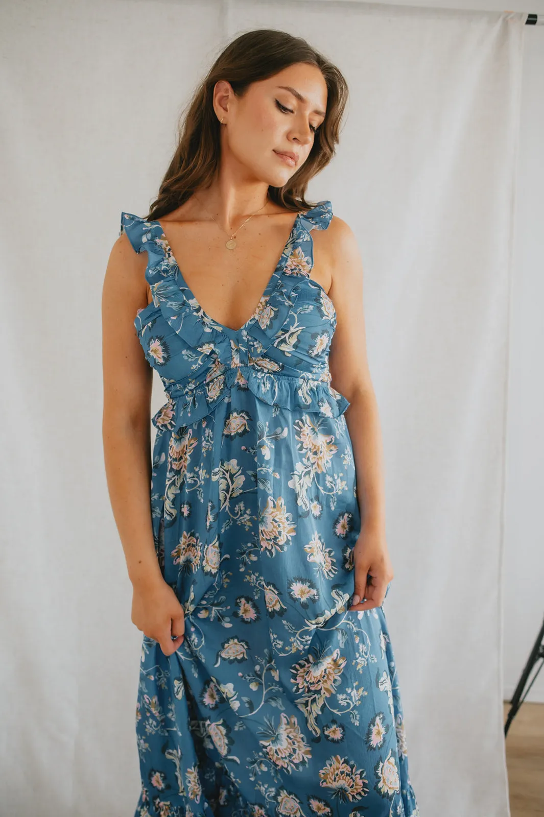 The Galeta Dress by Heartloom - Azure