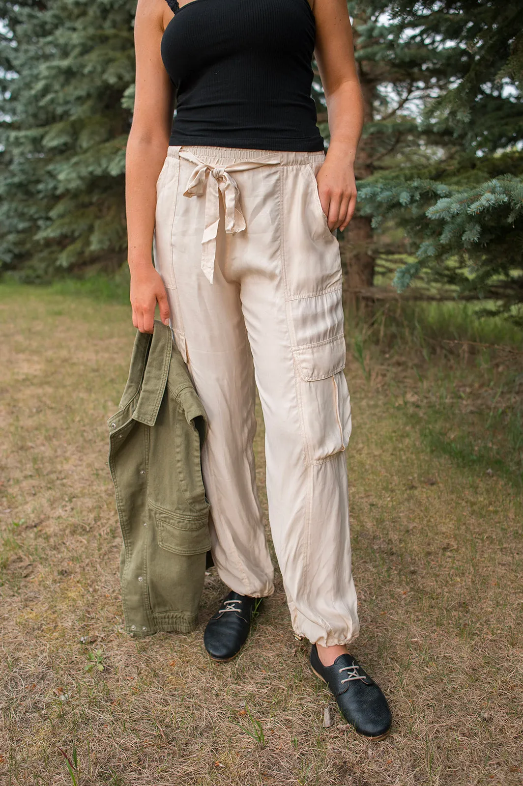 The Jette Cargo Pant by Heartloom - Ivory