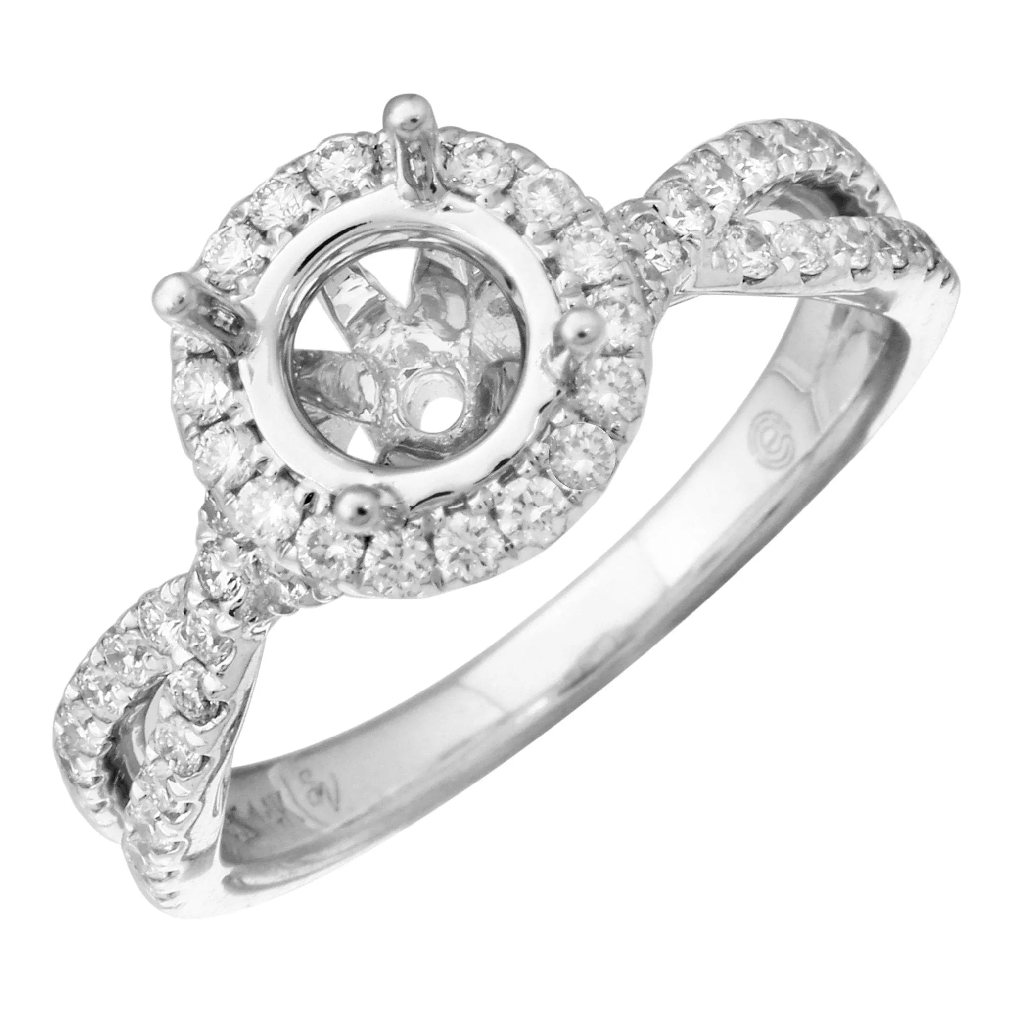 Twist Shank Halo Engagement Setting