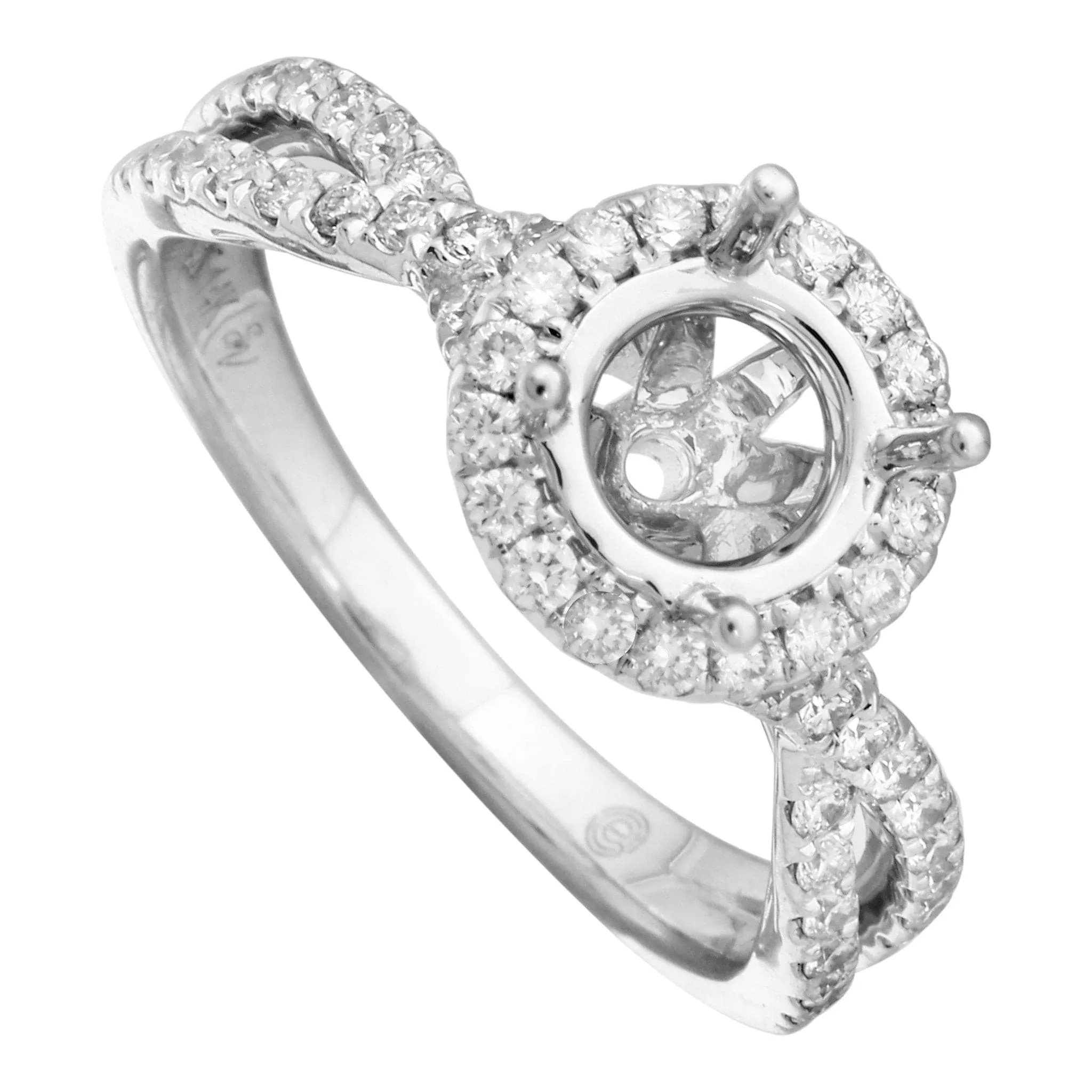 Twist Shank Halo Engagement Setting