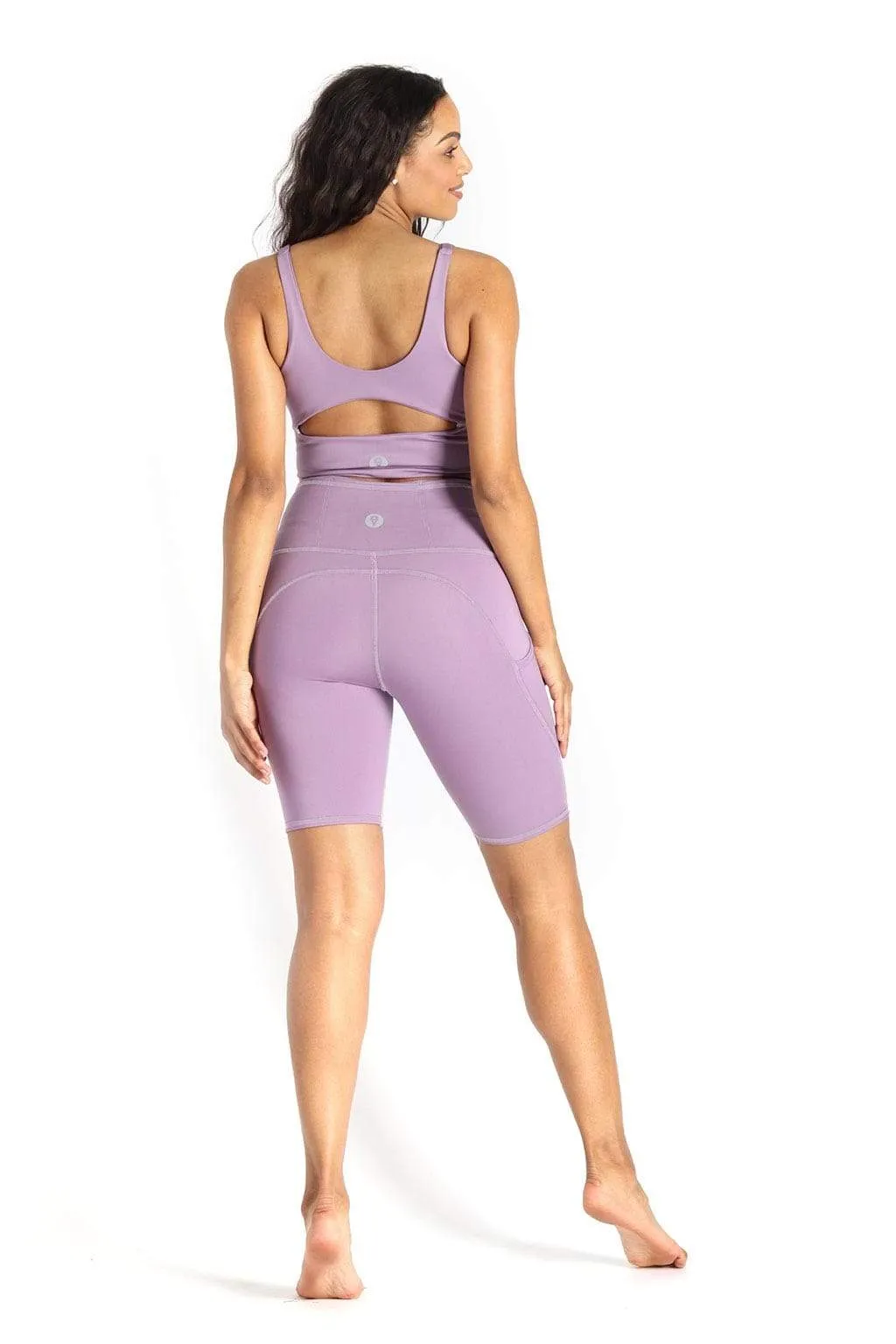 Utility Biker Short in Amethyst