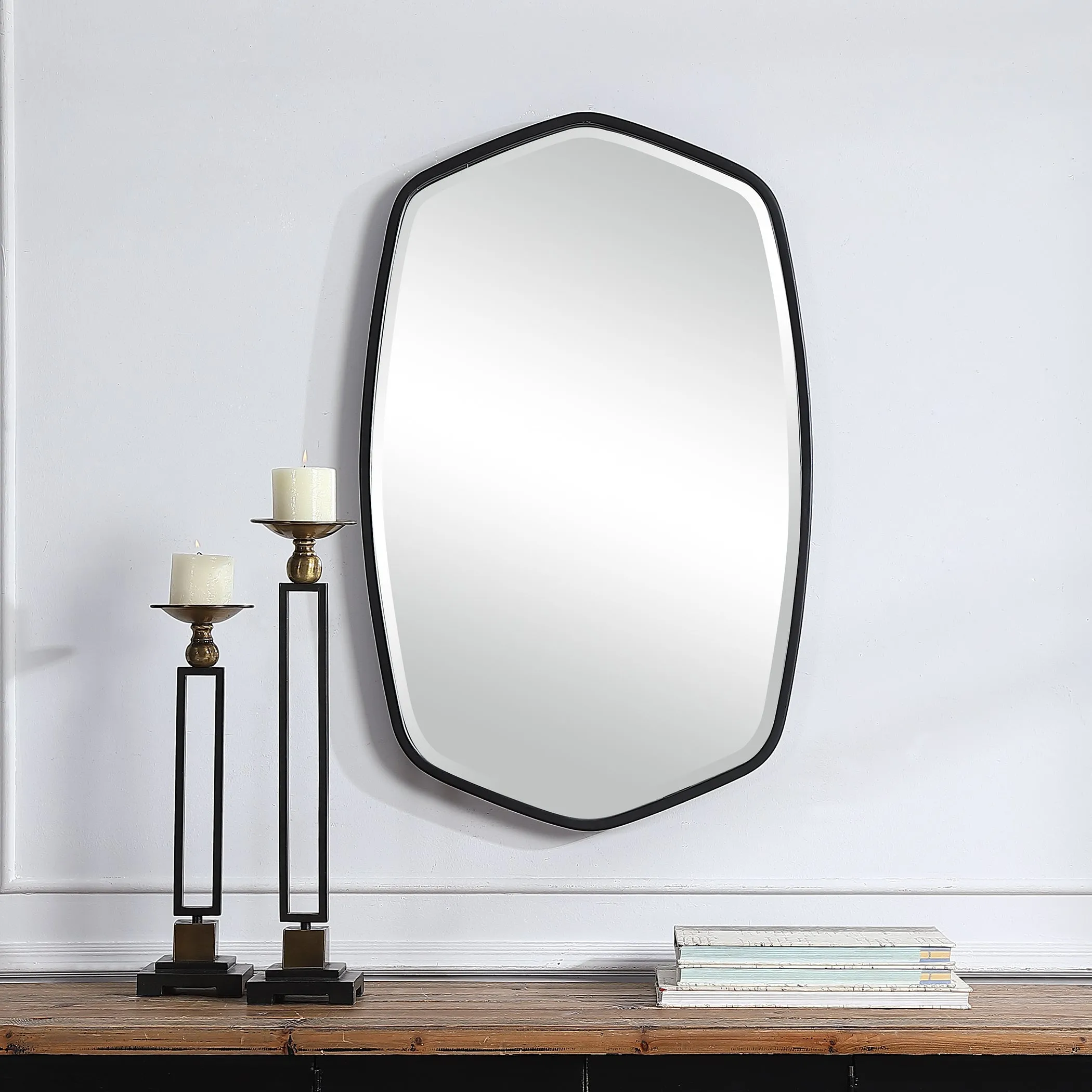 Uttermost Duronia Black Iron Mirror