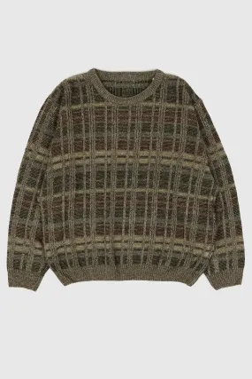 Vintage Plaid Sweater