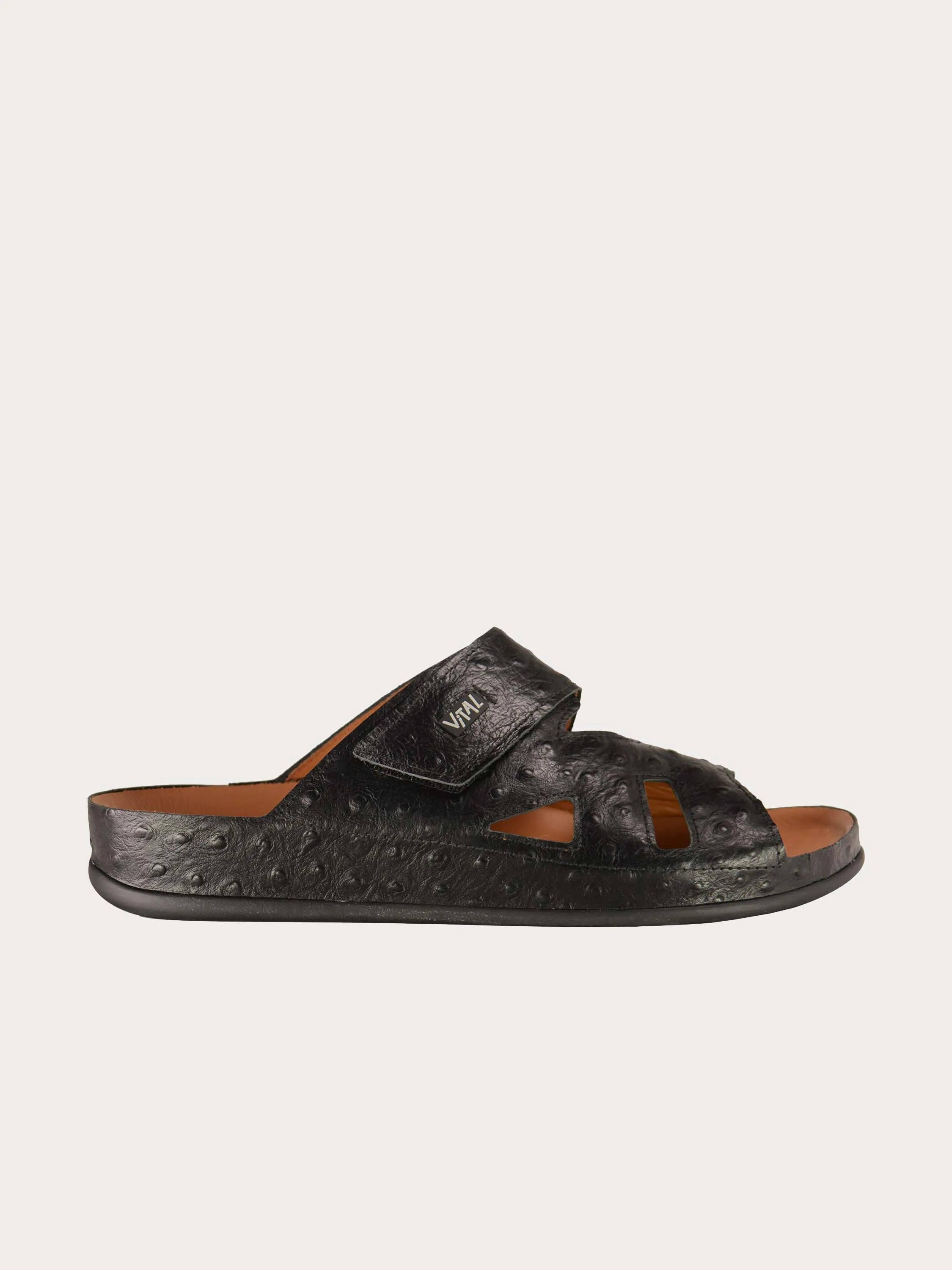 Vital Mens Detail Strap Leather Sandals