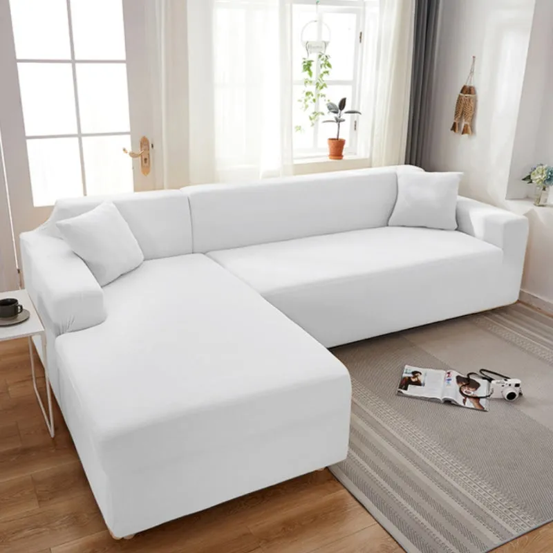 White couch cover