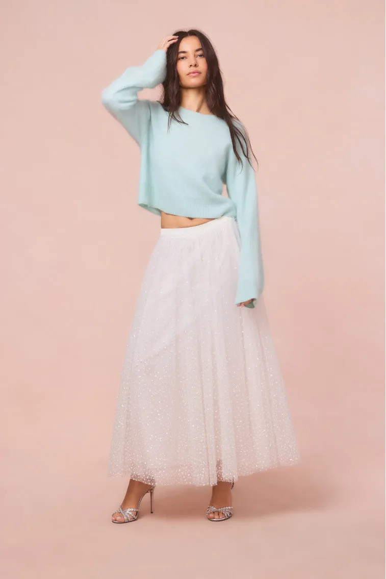 Wilona Glitter Tulle Maxi Skirt