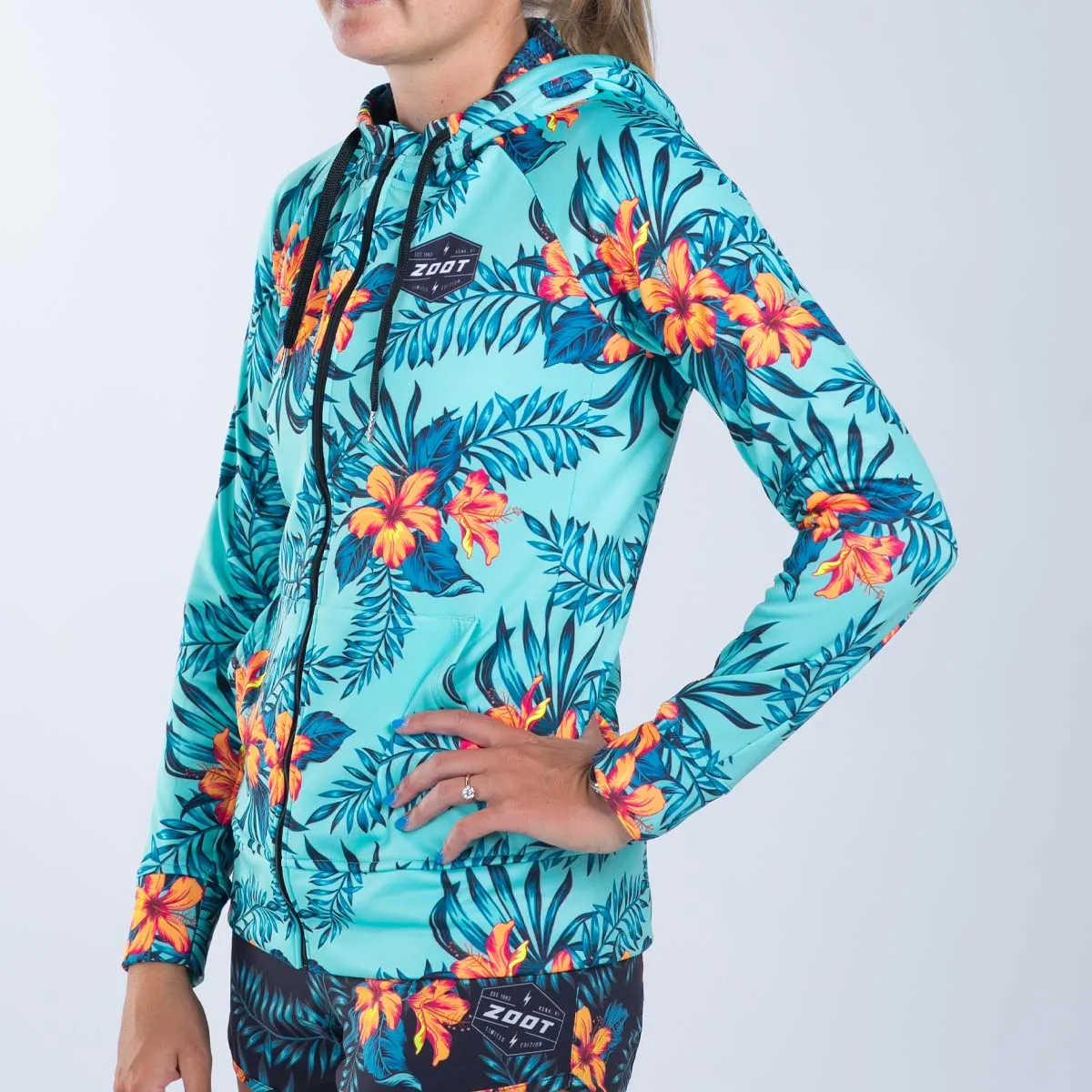 Womens LTD Run Thermo Hoodie - Hula