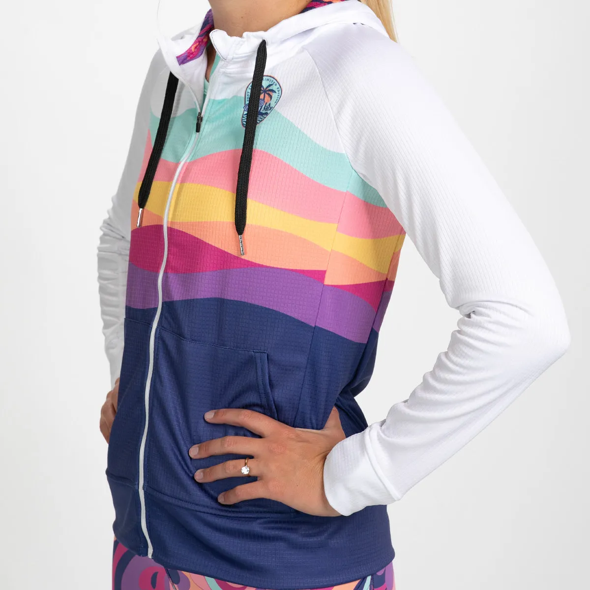 Womens LTD Run Thermo Hoodie - La Mer