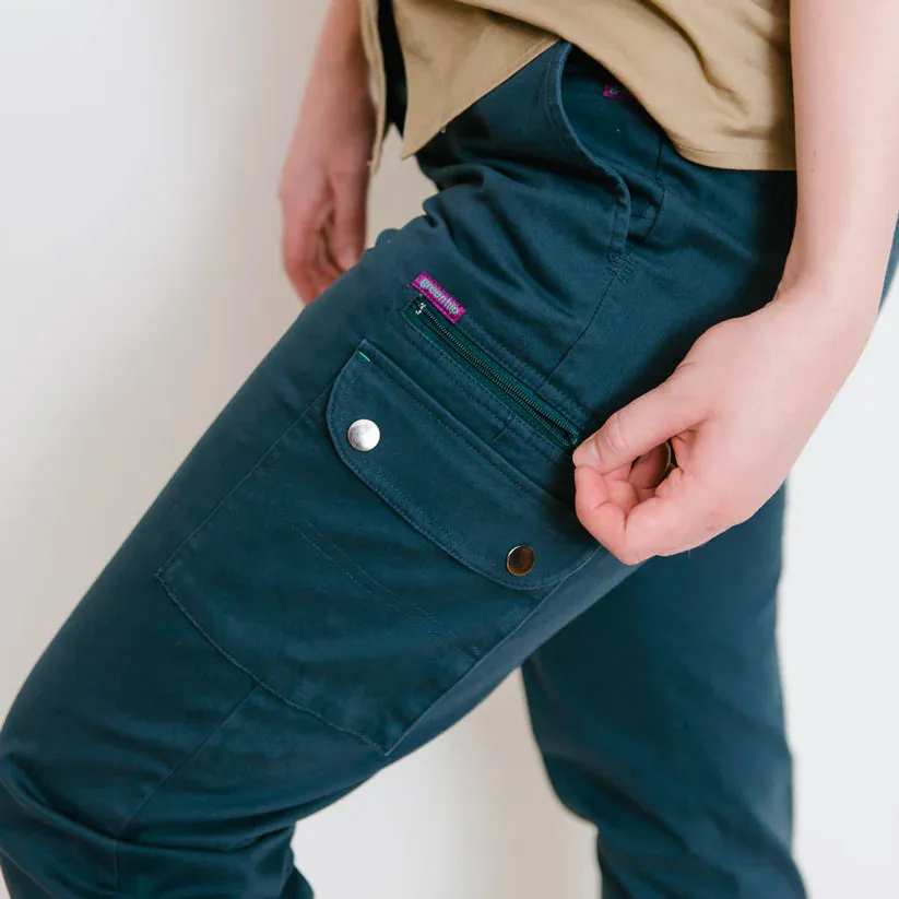 Women's Mid Rise Pants Give Cargo