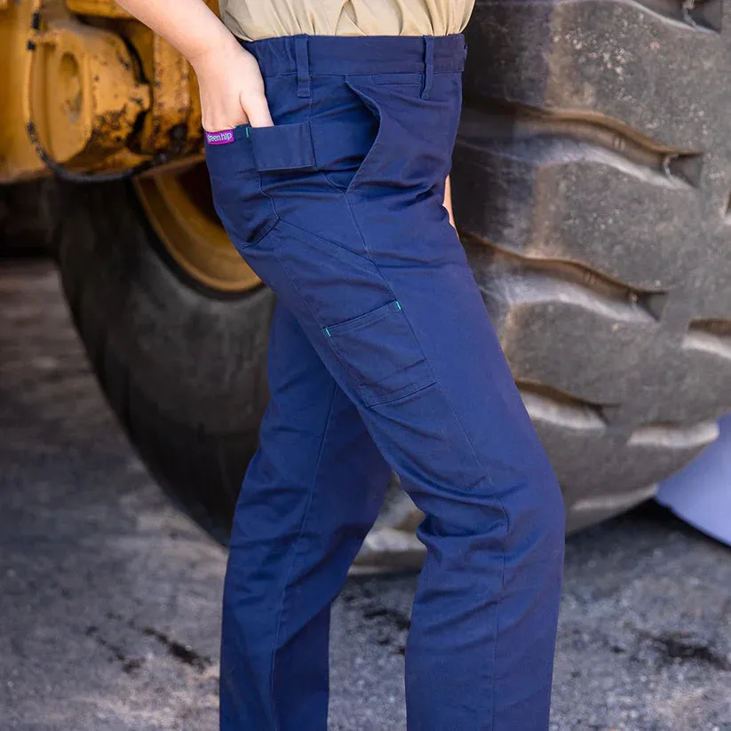 Women's Mid Rise Pants Give Cargo