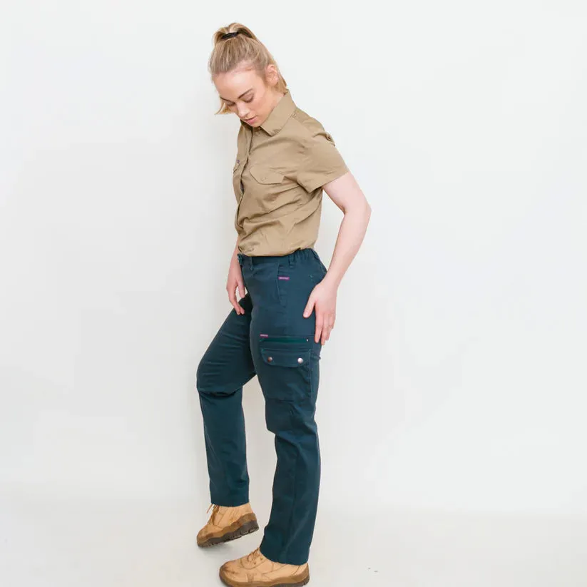 Women's Mid Rise Pants Give Cargo