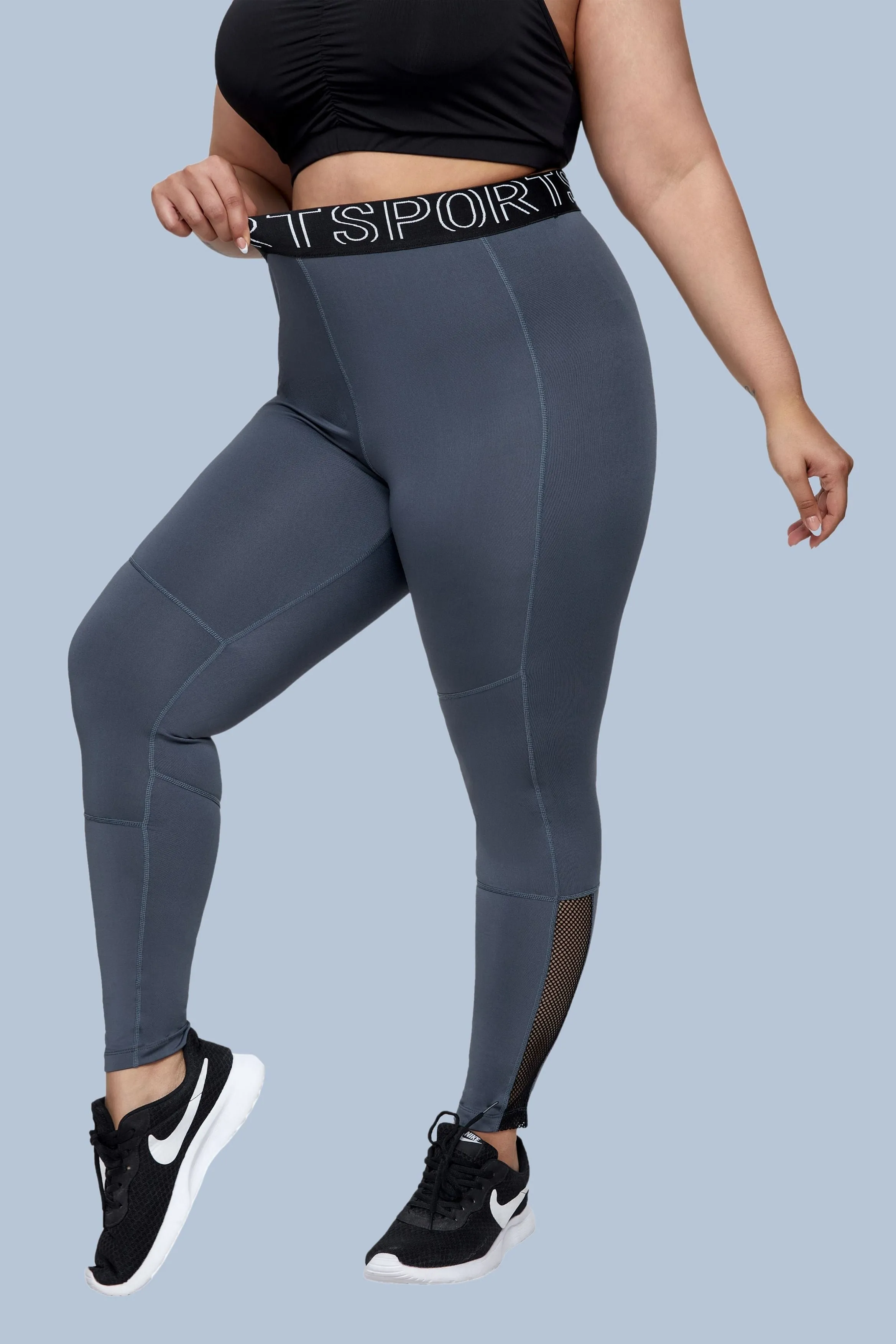 Women's Plus Size High Waist Casual Leggings