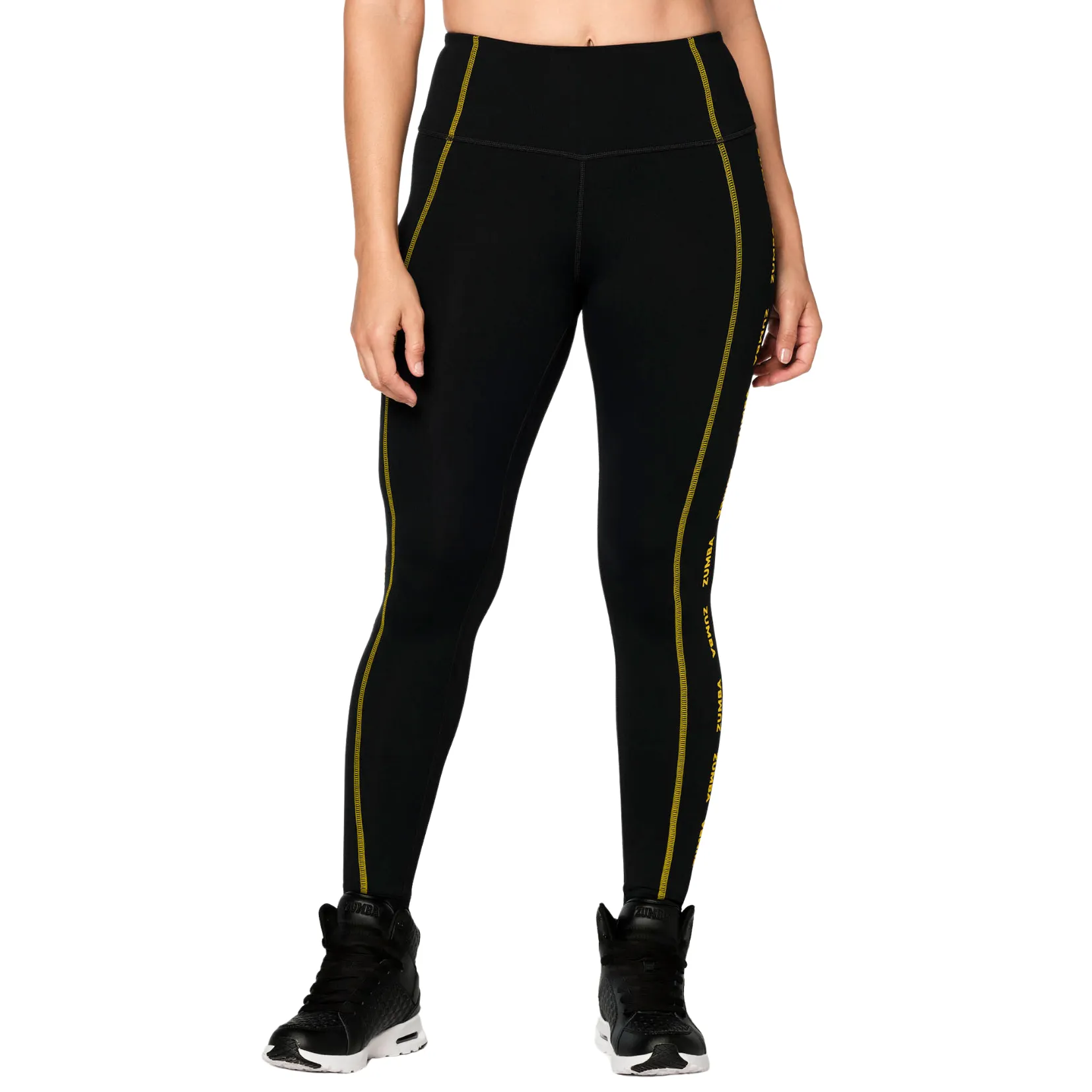 Zumba Bold High Waisted Ankle Leggings