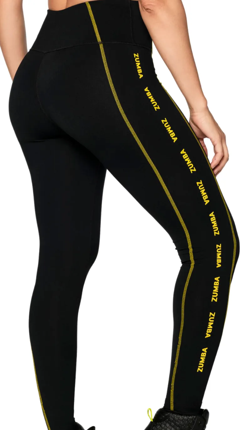 Zumba Bold High Waisted Ankle Leggings