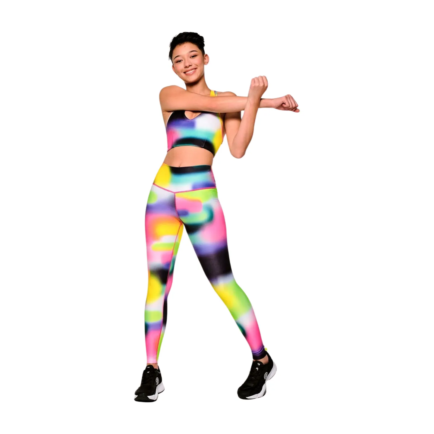 Zumba Tropidelic High Waisted Ankle Leggings