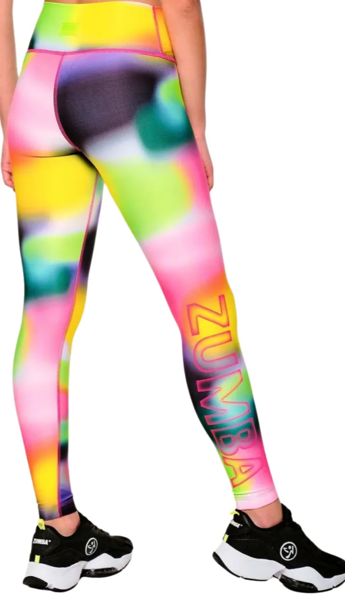 Zumba Tropidelic High Waisted Ankle Leggings