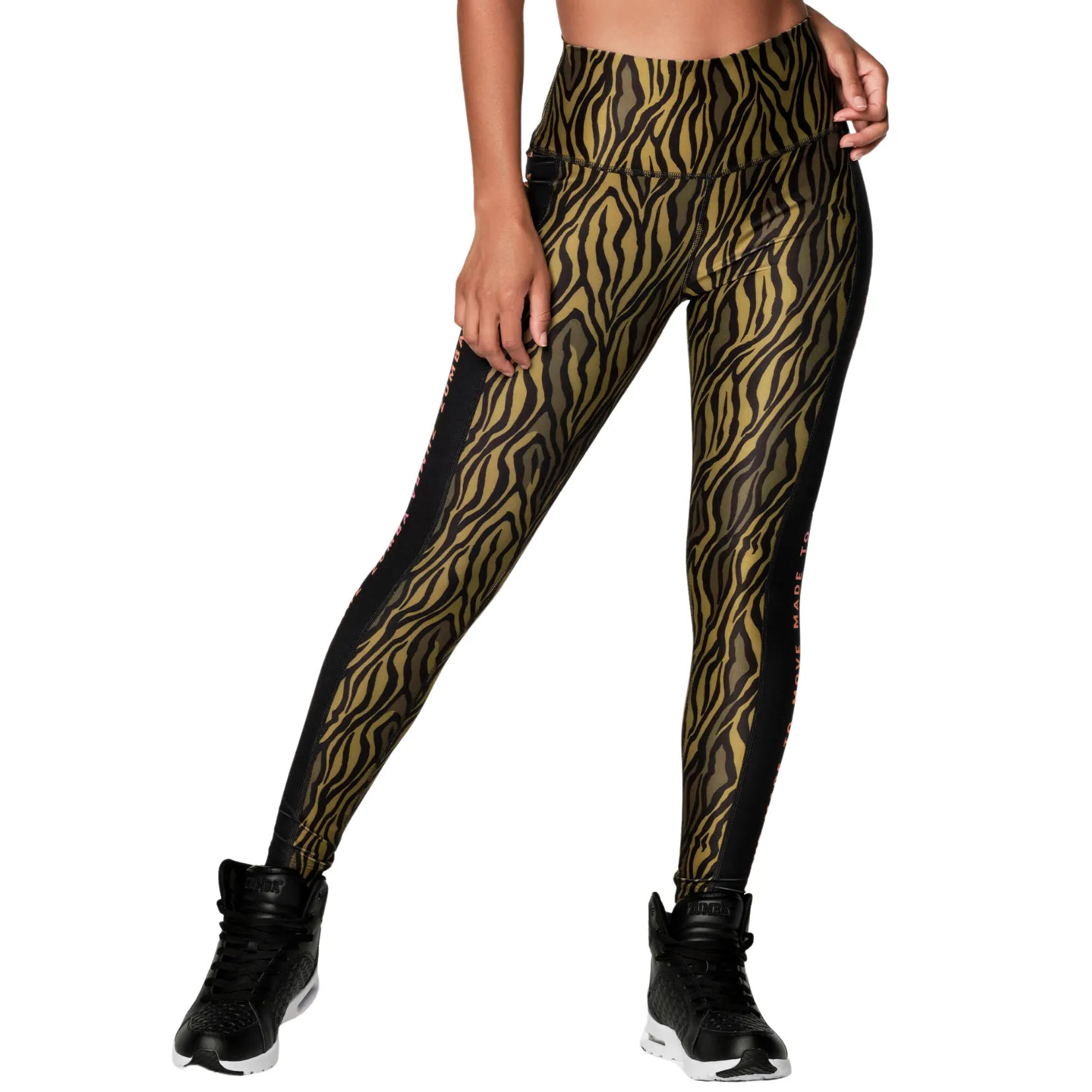 Zumba Wild High Waisted Ankle Leggings