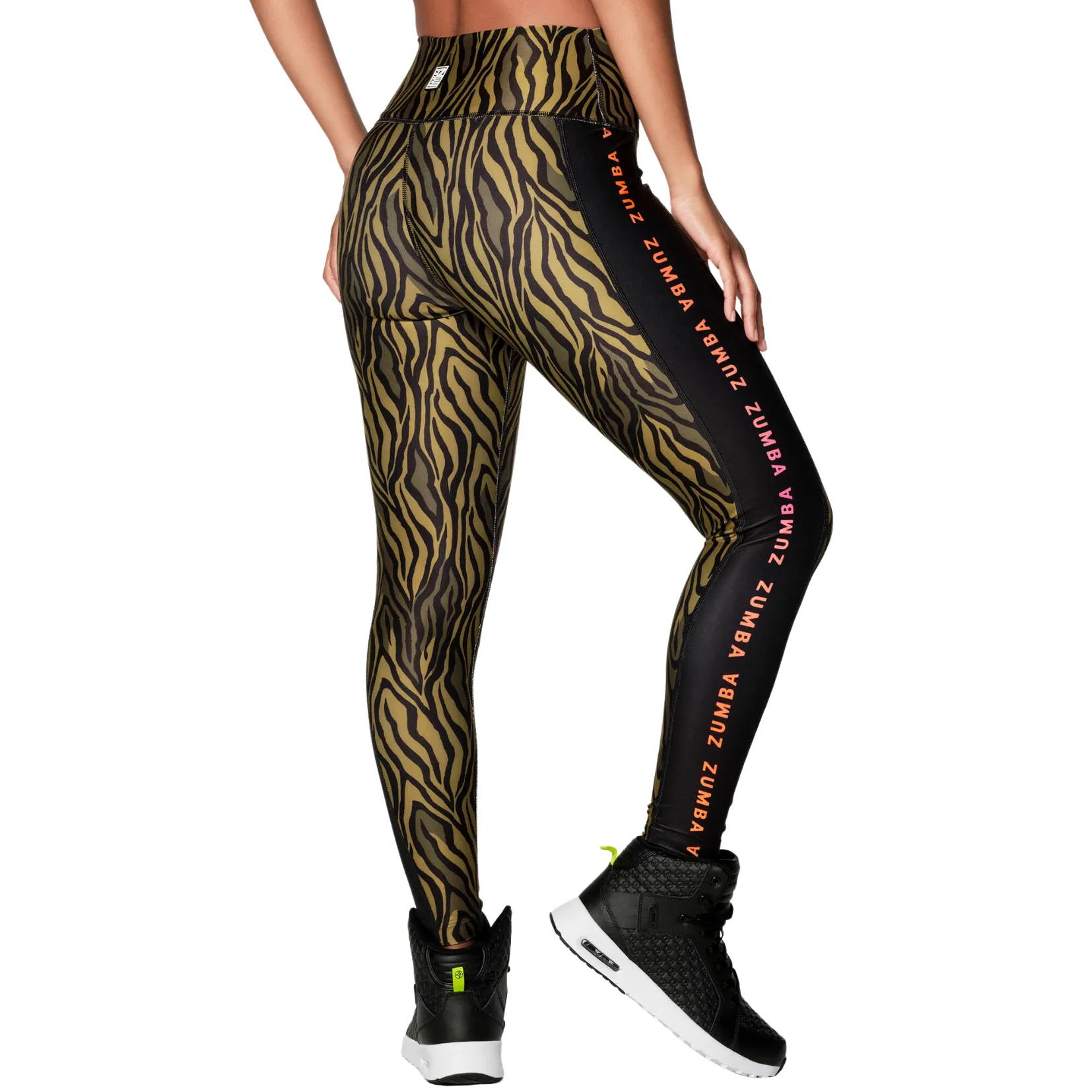 Zumba Wild High Waisted Ankle Leggings