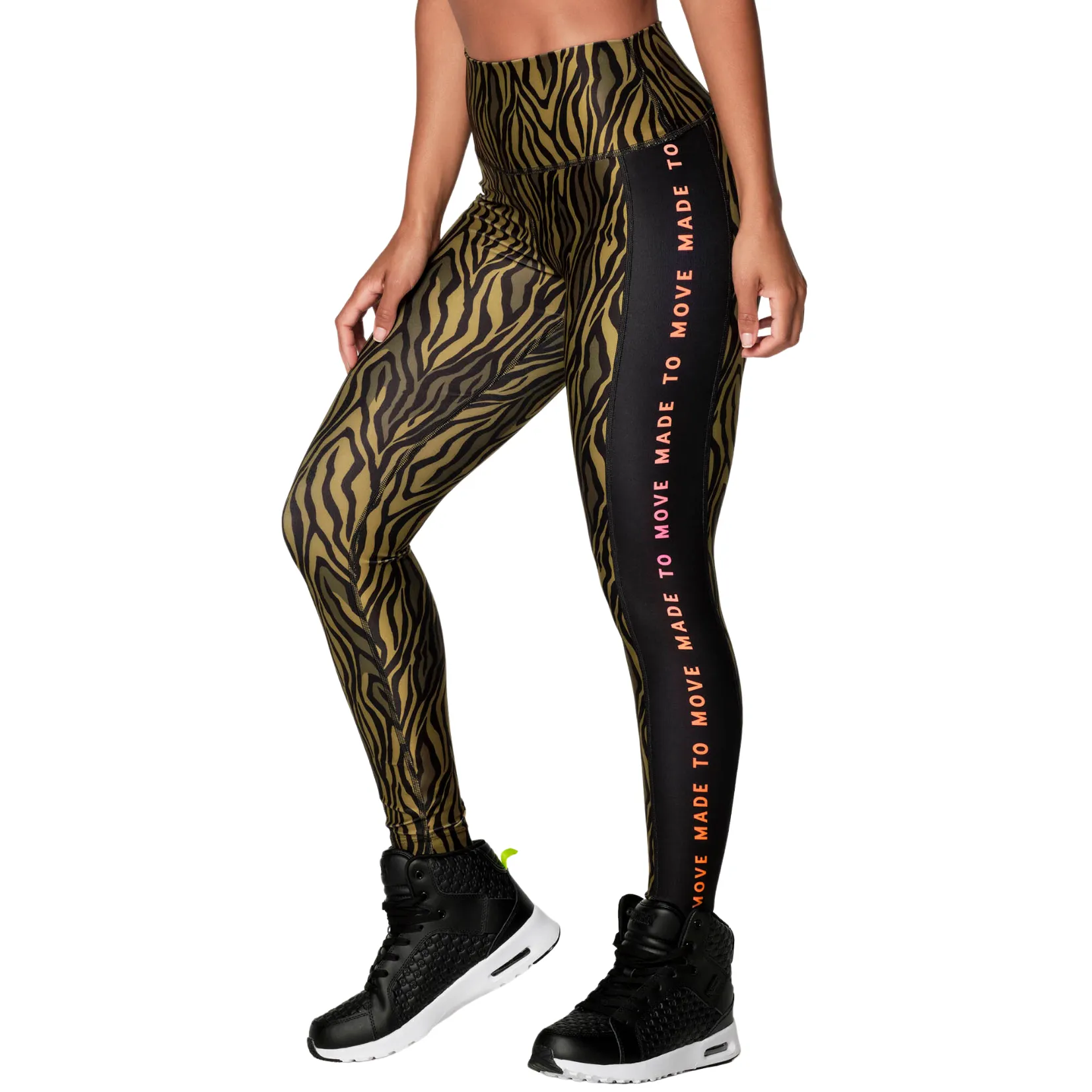 Zumba Wild High Waisted Ankle Leggings